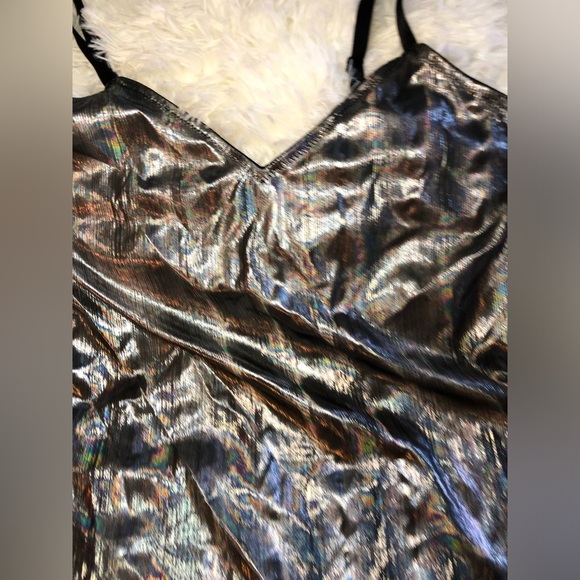 Metallic Silver Dress - Picture 5 of 13